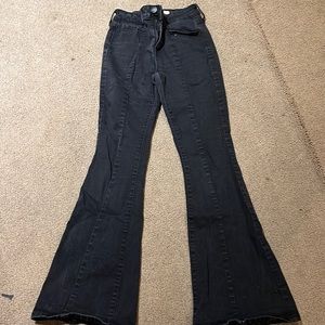 Black SO flare jeans